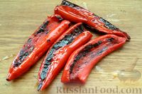 Фото приготовления рецепта: Маринованный болгарский перец с луком, чесноком и зеленью - шаг №5
