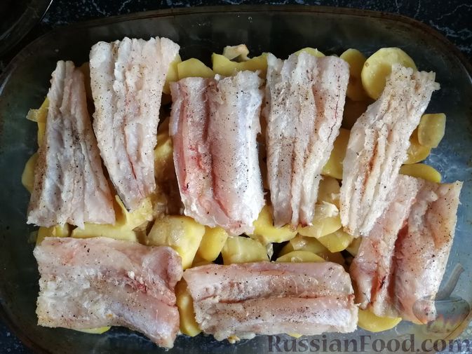 Хек с картошкой в духовке рецепт с фото, как приготовить на фотодетки.рф