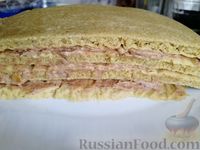 Фото приготовления рецепта: Овсяный торт без сахара - шаг №16