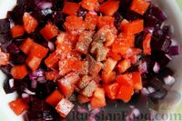 Фото приготовления рецепта: Марокканский салат из свёклы и помидоров - шаг №7