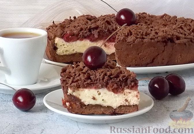 Пирог с творогом и какао по рецепту на видео | Новости РБК Украина