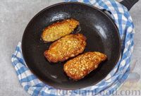Фото приготовления рецепта: Куриное филе в луковом кляре - шаг №11