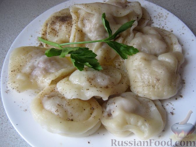 Русские пельмени, пошаговый рецепт с фото на ккал