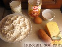 Фото приготовления рецепта: Лепешки с колбасно-сырной начинкой - шаг №1