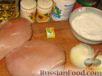 Фото приготовления рецепта: Куриный беф-строганов - шаг №1