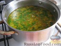 Фото приготовления рецепта: Рыбный суп из консервов - шаг №10
