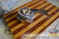 Фото приготовления рецепта: Сибас, запеченный с дор блю и пармезаном - шаг №7