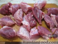 Фото приготовления рецепта: Шашлык из свинины в духовке - шаг №3