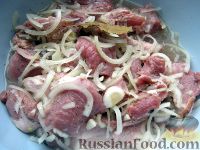 Фото приготовления рецепта: Шашлык из свинины в духовке - шаг №4