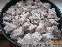 Фото приготовления рецепта: Шашлык из свинины в духовке - шаг №6