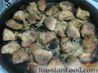 Фото приготовления рецепта: Шашлык из свинины в духовке - шаг №8