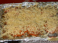 Фото приготовления рецепта: Запеканка с фаршем и макаронами под соусом "Бешамель" - шаг №19