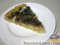 Фото приготовления рецепта: Картофельный пирог с грибами - шаг №12