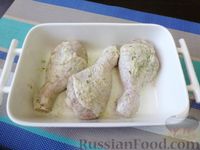 Фото приготовления рецепта: Куриные ножки в духовке - шаг №6