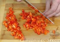 Фото приготовления рецепта: Мидии в ракушках в сливочном соусе с овощами - шаг №4