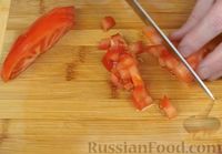 Фото приготовления рецепта: Мидии в ракушках в сливочном соусе с овощами - шаг №5