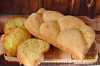 Фото к рецепту: Домашний хлеб с сыром