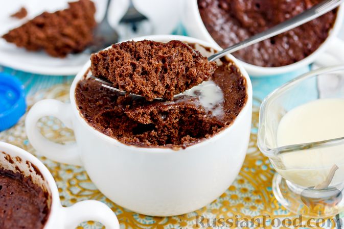 Шоколадный кекс в микроволновке: рецепт самого вкусного десерта