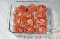 Фото приготовления рецепта: Минтай, запечённый с помидорами и сыром - шаг №5