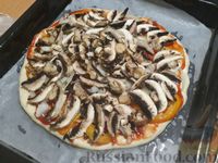 Фото приготовления рецепта: Пицца на пивном тесте - шаг №20