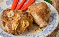 Фото к рецепту: Жареная курица в сметанном маринаде
