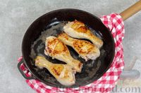 Фото приготовления рецепта: Куриные ножки в сливочно-горчичном соусе - шаг №5