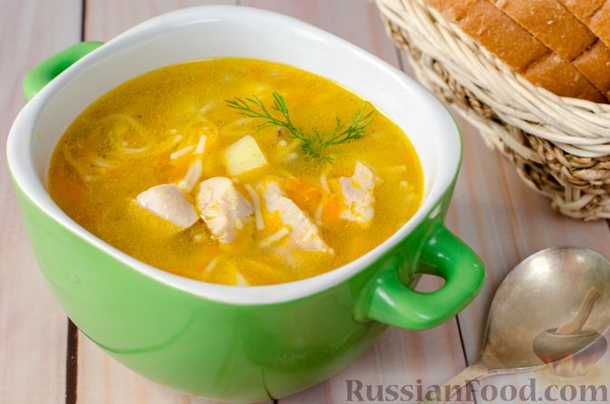 Рецепт супа из курицы пошагово