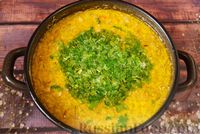 Фото приготовления рецепта: Суп из скумбрии с картофелем и рисом - шаг №16