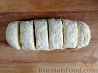 Фото приготовления рецепта: Творожные бублики с сыром и кунжутом - шаг №7