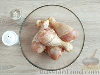 Фото приготовления рецепта: Куриные ножки в чайном маринаде - шаг №8