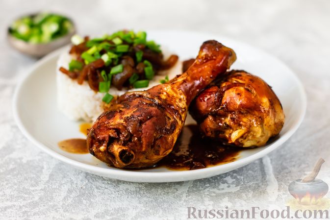 Куриные ножки в соево-медовом соусе рецепт – Паназиатская кухня: Основные блюда. «Еда»