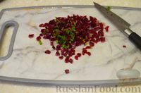 Фото приготовления рецепта: Красный борщ из говядины и молодых овощей - шаг №10