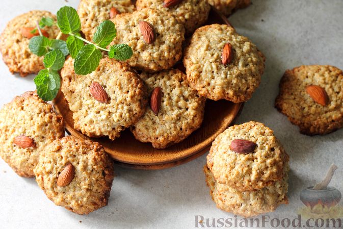 Ингредиенты для «Кукурузно-овсяное печенье с семечками»: