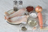 Фото приготовления рецепта: Рыба с овощами в томатном соусе, на сковороде - шаг №1