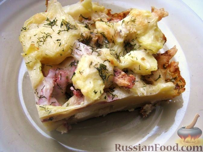 Запеканка из картофеля с белыми грибами и сливками - пошаговый рецепт с фото на Готовим дома