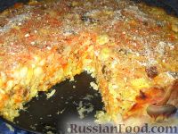 Фото приготовления рецепта: Сладкая запеканка из риса и моркови - шаг №4