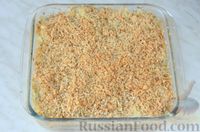 Фото приготовления рецепта: Цветная капуста в чесночном соусе, запечённая под сыром - шаг №17