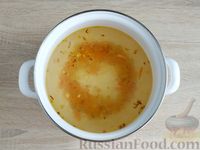Фото приготовления рецепта: Суп с фрикадельками и яично-лимонной заправкой - шаг №7