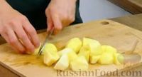 Фото приготовления рецепта: Нудли (штрудли) с тушёной картошкой и мясом - шаг №6