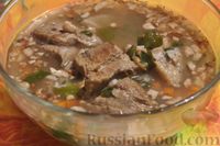 Фото приготовления рецепта: Суп из хребтов красной рыбы - шаг №9