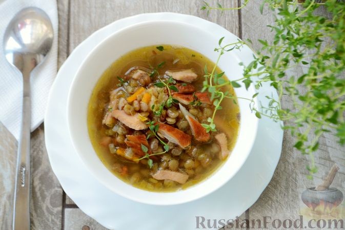 Чечевичный суп с курицей рецепт – Китайская кухня: Супы. «Еда»