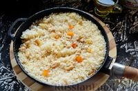 Фото приготовления рецепта: Рис с фаршем в сметане - шаг №7