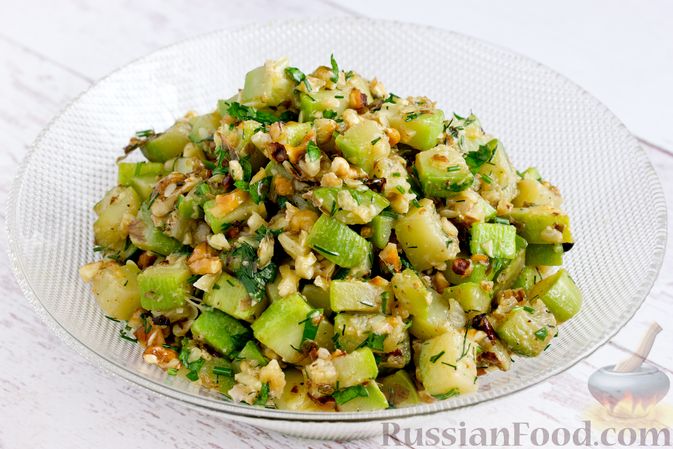 Салат с орехами — рецептов с фото пошагово