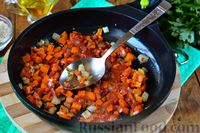Фото приготовления рецепта: Рассольник по-ленинградски, с говядиной, рисом и томатной пастой - шаг №8