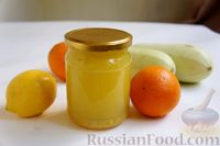 Фото к рецепту: Кабачковый сок с апельсином и лимоном (на зиму)