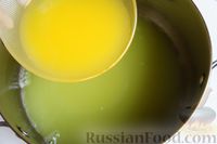 Фото приготовления рецепта: Кабачковый сок с апельсином и лимоном (на зиму) - шаг №6