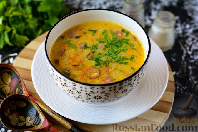 Как приготовить Гороховый суп с копченой грудинкой