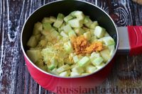 Фото приготовления рецепта: Кабачковое варенье с апельсином и лимоном (на зиму) - шаг №10