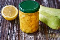 Фото приготовления рецепта: Кабачковое варенье с апельсином и лимоном (на зиму) - шаг №14