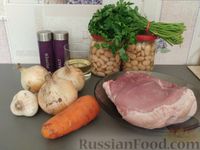 Фото приготовления рецепта: Тушеное мясо с фасолью - шаг №1